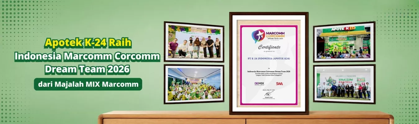 Apotek Terima Penghargaan Indonesia MarComm & Corcomm Dream Team 2026